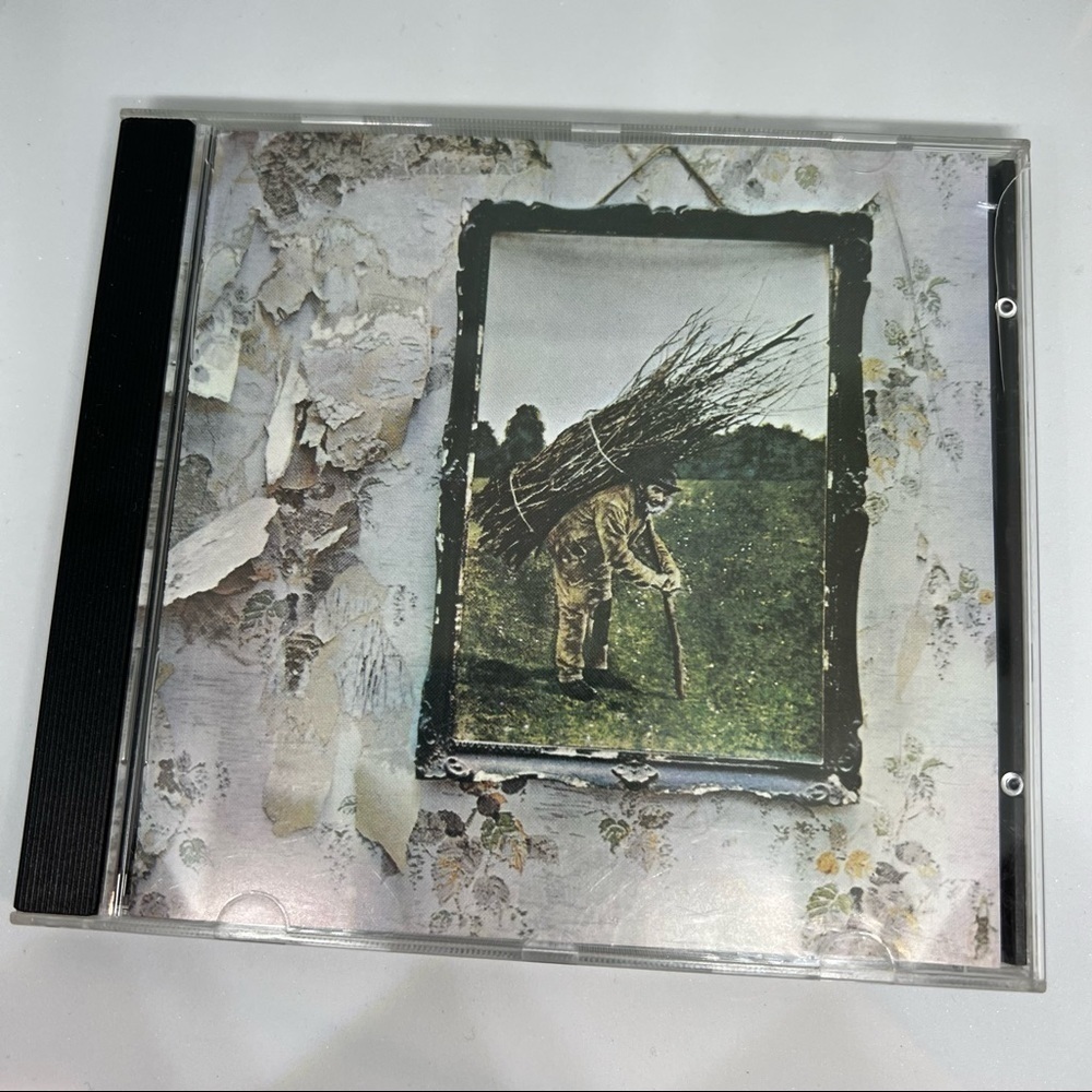 𝅺euc-led Zeppelin-UNTITLED aka Led Zeppelin IV CD 1971 W.Germany Gold Disc Rare
